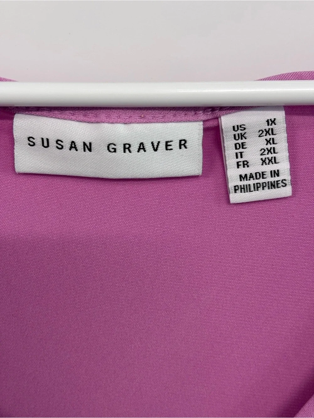 Susan Graver Tank Top Womens Size1X Pink Plus  Liquid Knit Stretch Comfort